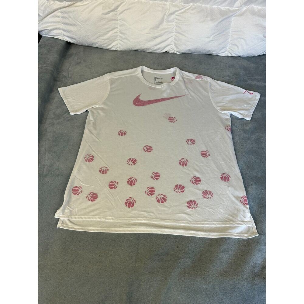NWT Nike Balls All Over Swoosh T-Shirt Dri-Fit Men's XL